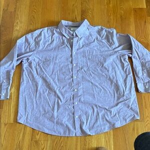 Croft & Barrow Button-Down Shirt in Light Lavender 3XB
